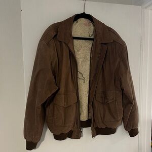 Men's Brown Leather Jacket